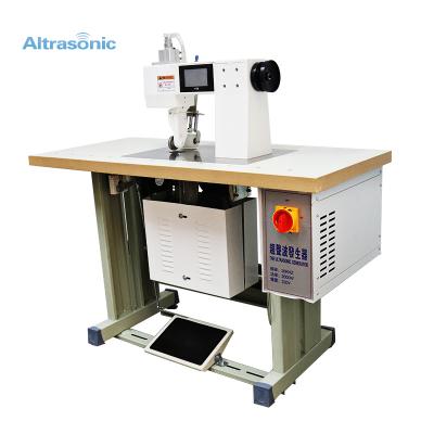  High Frequency 2000watt Ultrasonic Lace Machine For Fabric Ultrasonic Sewing Machines 